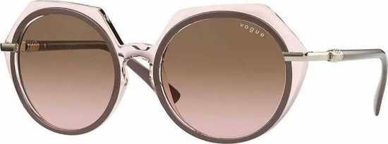 culos de Sol Vogue VO5384SB-293411 53 Marrom Transparente 