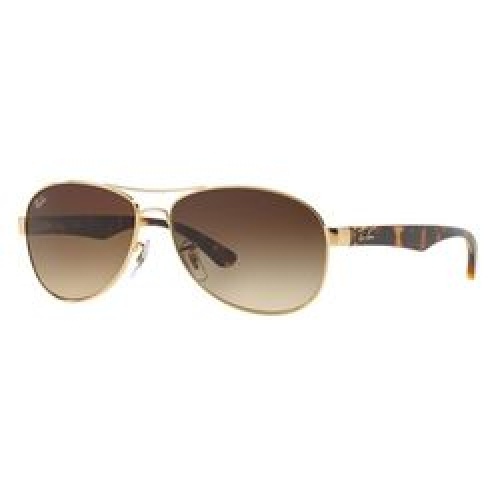 OCULOS SOL RAY BAN RB3525 001/13 59 DOURADO LENTE MARROM DEGRAD