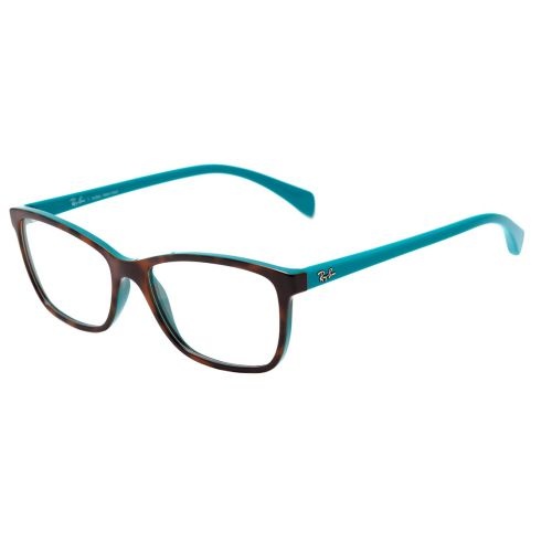 ARMAO DE GRAU FEMININO RAY BAN RB7108L 5825 TARTARUGA/ TURQUESA