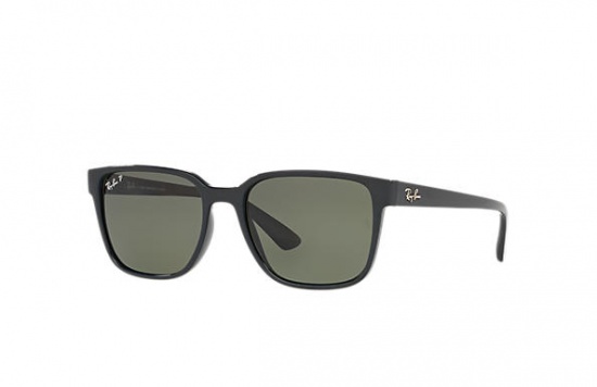 culos de sol Ray Ban RB4339L 65039A 56 Preto Polarizada Verde Clssica G-15 