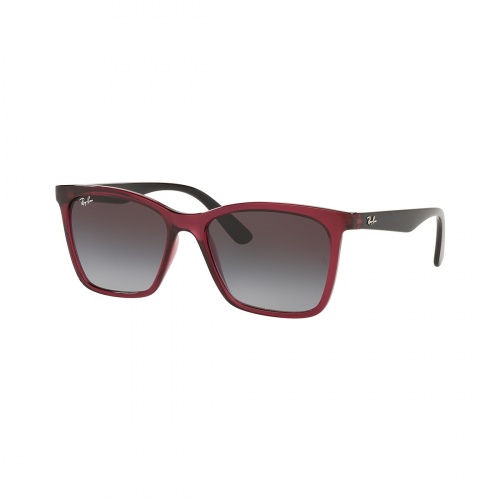 culos de Sol Ray Ban RB 4372L 644411 Borgonha translcido