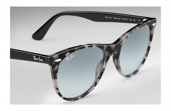 culos Ray Ban Rb2185 1250/AD Cinza/Preto