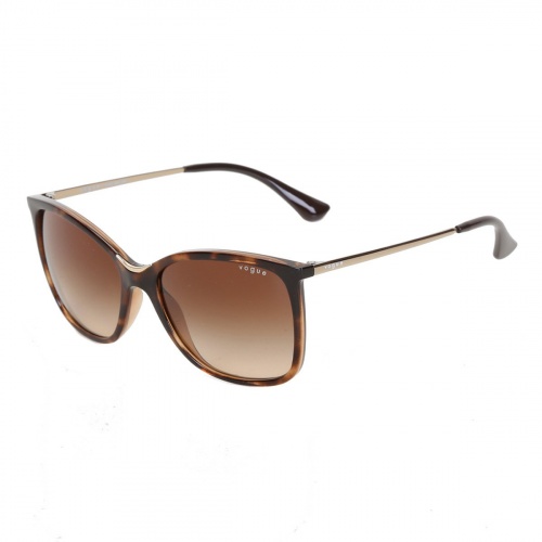 culos de Sol Vogue VO5267SL 270873 Marrom Mesclado Brilhoso Lente Marrom Degrad Tam 57