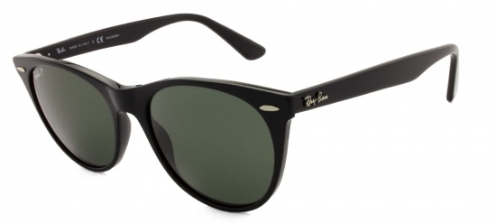 culos de Sol Ray-Ban Wayfarer II Preto Polarizado - RB2185 - 901/58/55