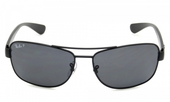 culos de sol Ray-Ban RB3518L 006/81 63 - Preto/Cinza Polarizado