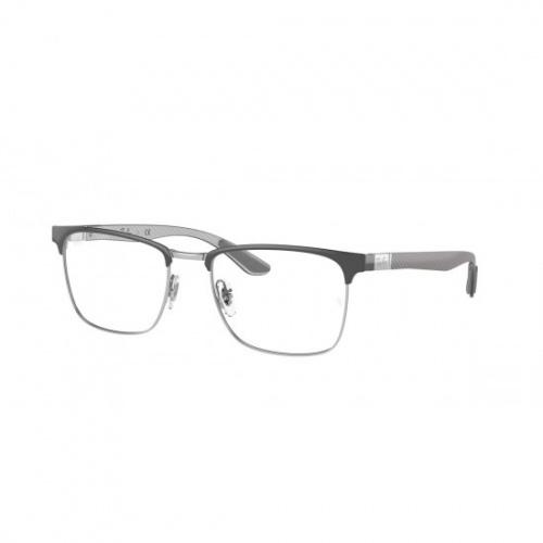 Armao Ray Ban RB8421 3125 Cinza sobre prata