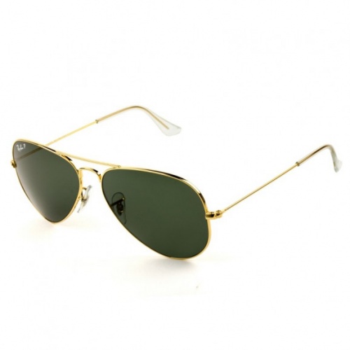 culos de Sol Ray Ban Aviador RB3025L 001/58 - Dourado/G15 Polarizado Unisex