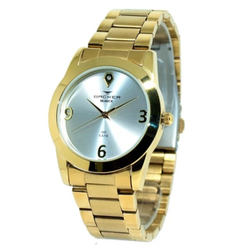 Relgio Feminino Backer Analgico Ref: 3992145F -SI Dourado