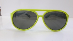 CULOS INFANTIL FLEXIVEL SWELL SW 806 50  AVIADOR ACETATO VERDE LIMO/AZUL CALRO POLARIZADO