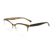 ARMAO OCULOS ANA HICKMANN AH1349 01A MARROM DOURADO BRILHO