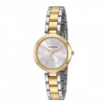 Relogio Mondaine Feminino 32106LPMVBE2 Prata e Dourado