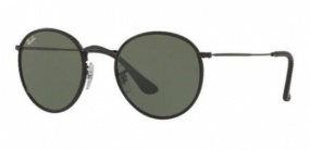 Oculos Sol Ray Ban Round Kraft Rb3475Q 9040  Preto G15 Unisex