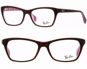 culos de grau Ray-Ban RB5298 5386 Marrom - Acetato 