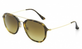 culos De Sol Ray Ban RB4273 - Turtle/Marrom Degrad 710/85 52mm 